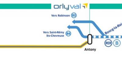 வரைபடம் OrlyVal