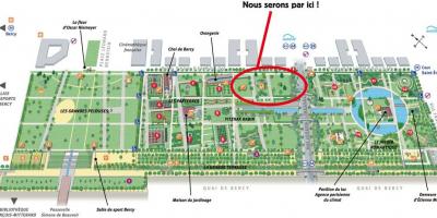 வரைபடம் Parc de Bercy